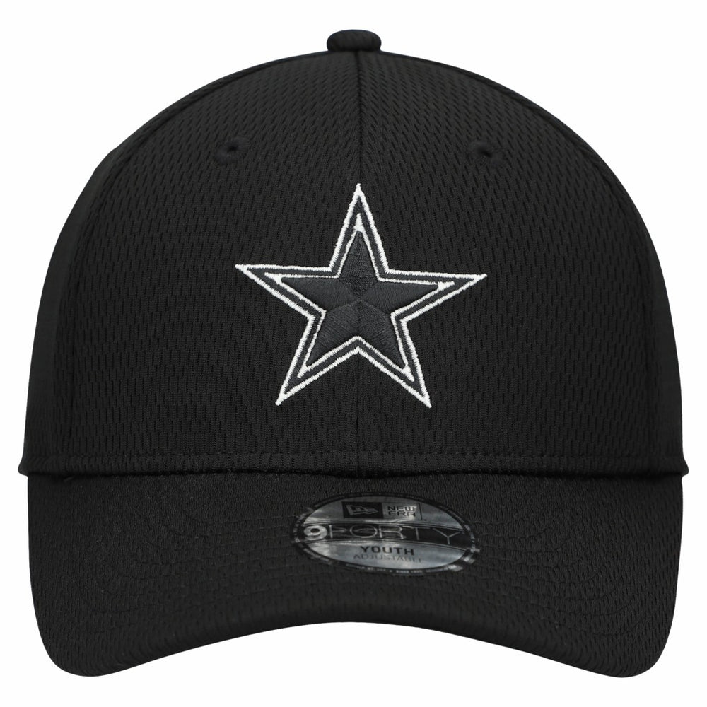 Dallas Cowboys New Era Youth B-Dub 9FORTY Adjustable Hat Black - NFL