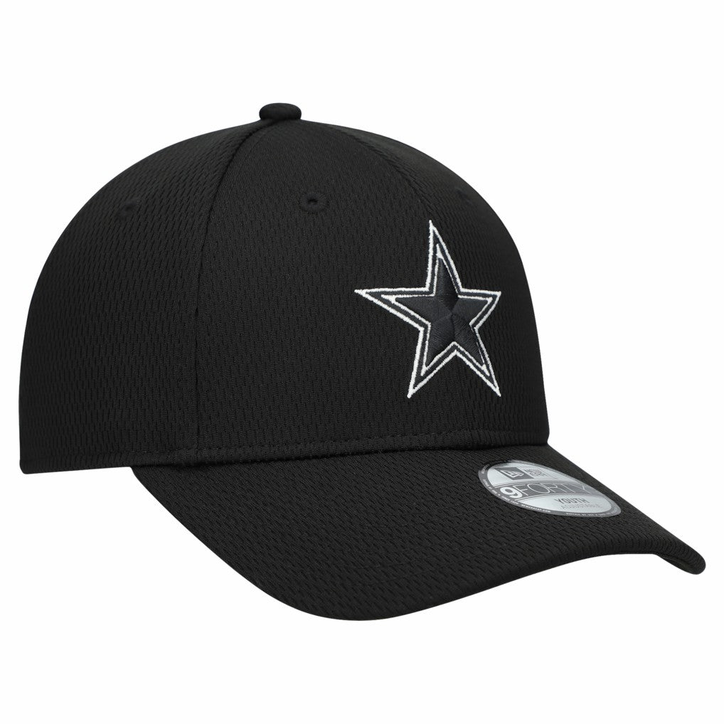 Dallas Cowboys New Era Youth B-Dub 9FORTY Adjustable Hat Black - NFL