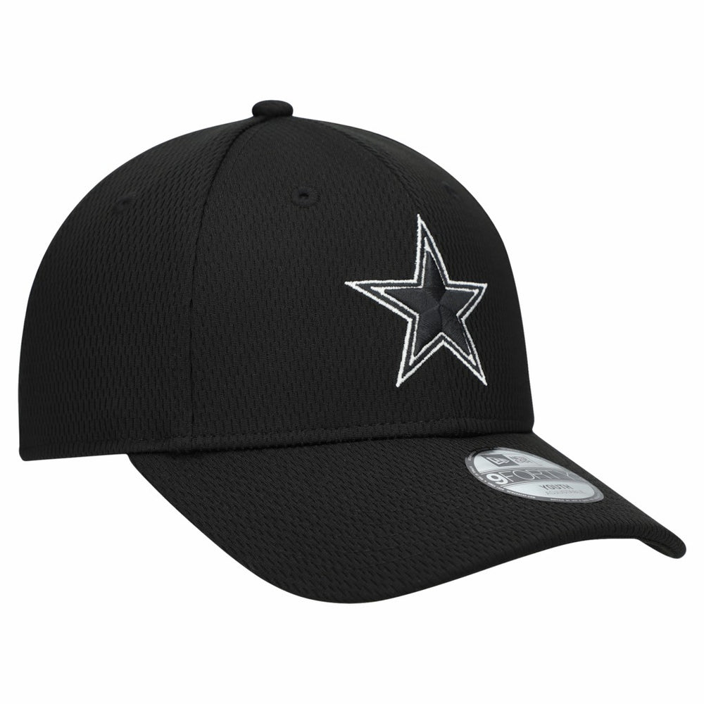 Dallas Cowboys New Era Youth B-Dub 9FORTY Adjustable Hat Black - NFL