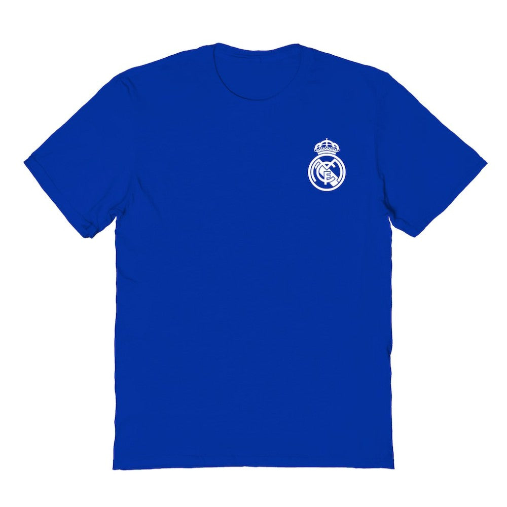 Real Madrid Vive La Fete Women's Impressions Artwork T-Shirts - Royal