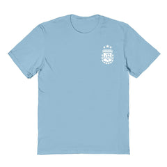 Argentina National Team Vive La Fete Women's Impressions Artwork T-Shirts - Light Blue