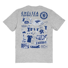 Chelsea Vive La Fete Women's Impressions Artwork T-Shirts - Heather Gray