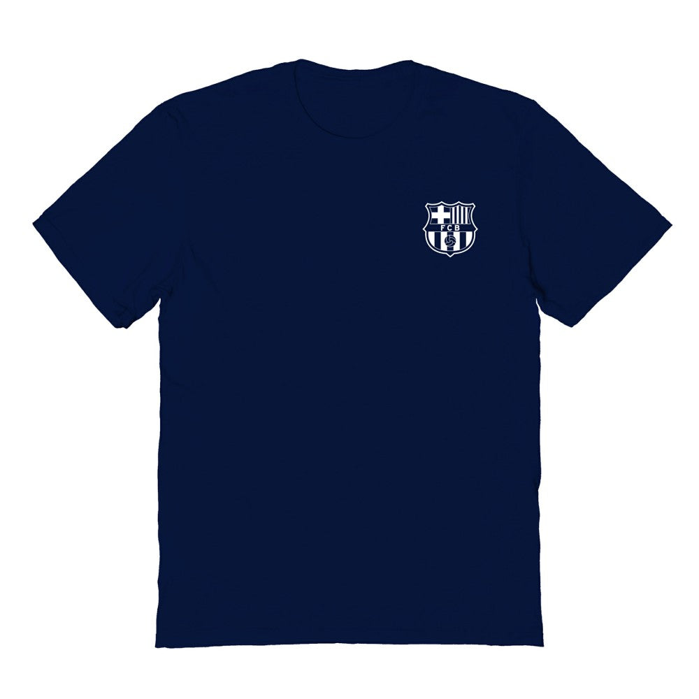 Barcelona Vive La Fete Women's Impressions Artwork T-Shirts - Navy