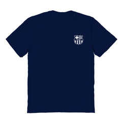 Barcelona Vive La Fete Women's Impressions Artwork T-Shirts - Navy