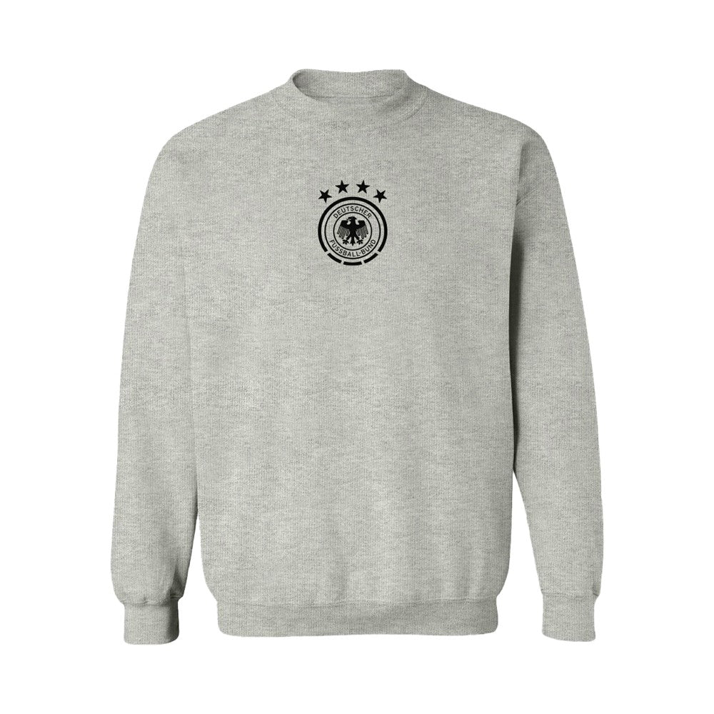Germany National Team Vive La Fete Women's Color Badge Pullover Sweatshirt - Heather Gray