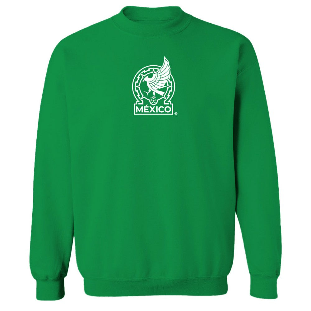 Mexico National Team Vive La Fete Women's Color Badge Pullover Sweatshirt - Green