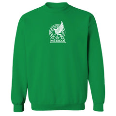 Mexico National Team Vive La Fete Women's Color Badge Pullover Sweatshirt - Green