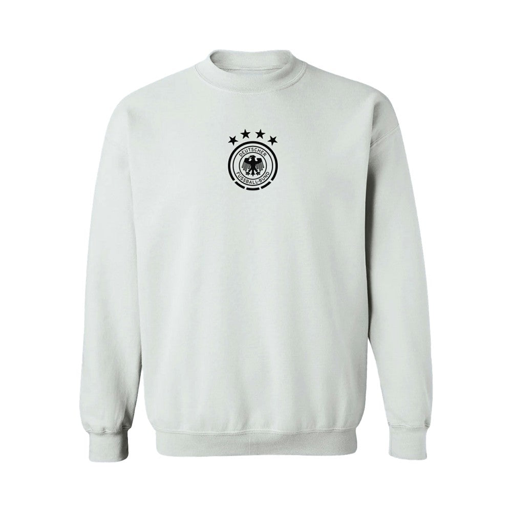 Germany National Team Vive La Fete Women's Color Badge Pullover Sweatshirt - White