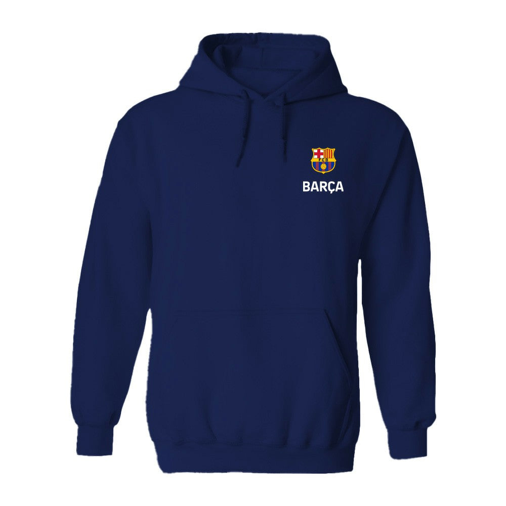 Barcelona Vive La Fete Women's Color Badge Pullover Hoodie - Navy