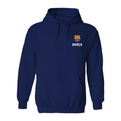 Barcelona Vive La Fete Women's Color Badge Pullover Hoodie - Navy