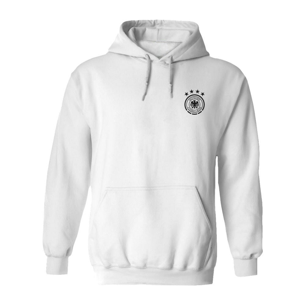Germany National Team Vive La Fete Women's Color Badge Pullover Hoodie - White