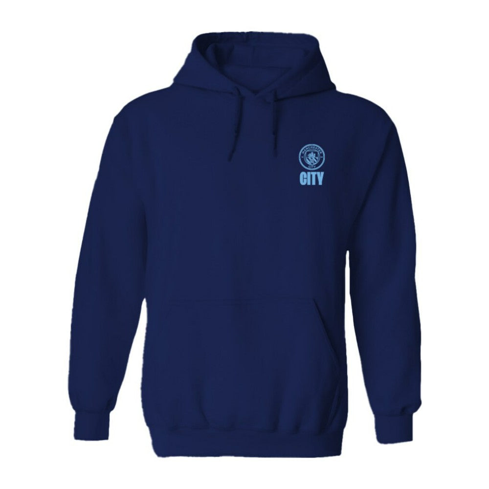 Manchester City Vive La Fete Women's Color Badge Pullover Hoodie - Navy