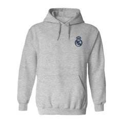 Real Madrid Vive La Fete Women's Color Badge Pullover Hoodie - Heather Gray
