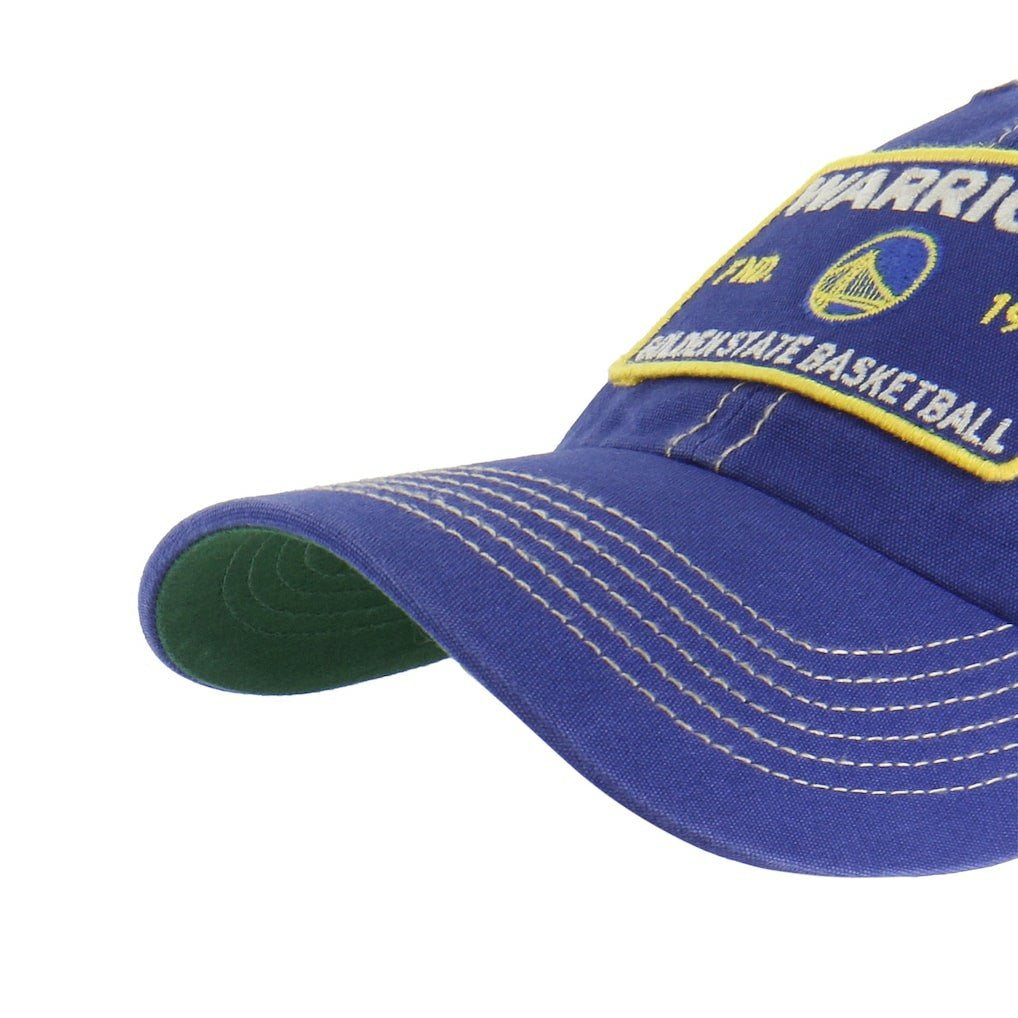 47 brand - Golden State Warriors '47 Wabash Patch Clean Up Adjustable Hat - Royal/Tan