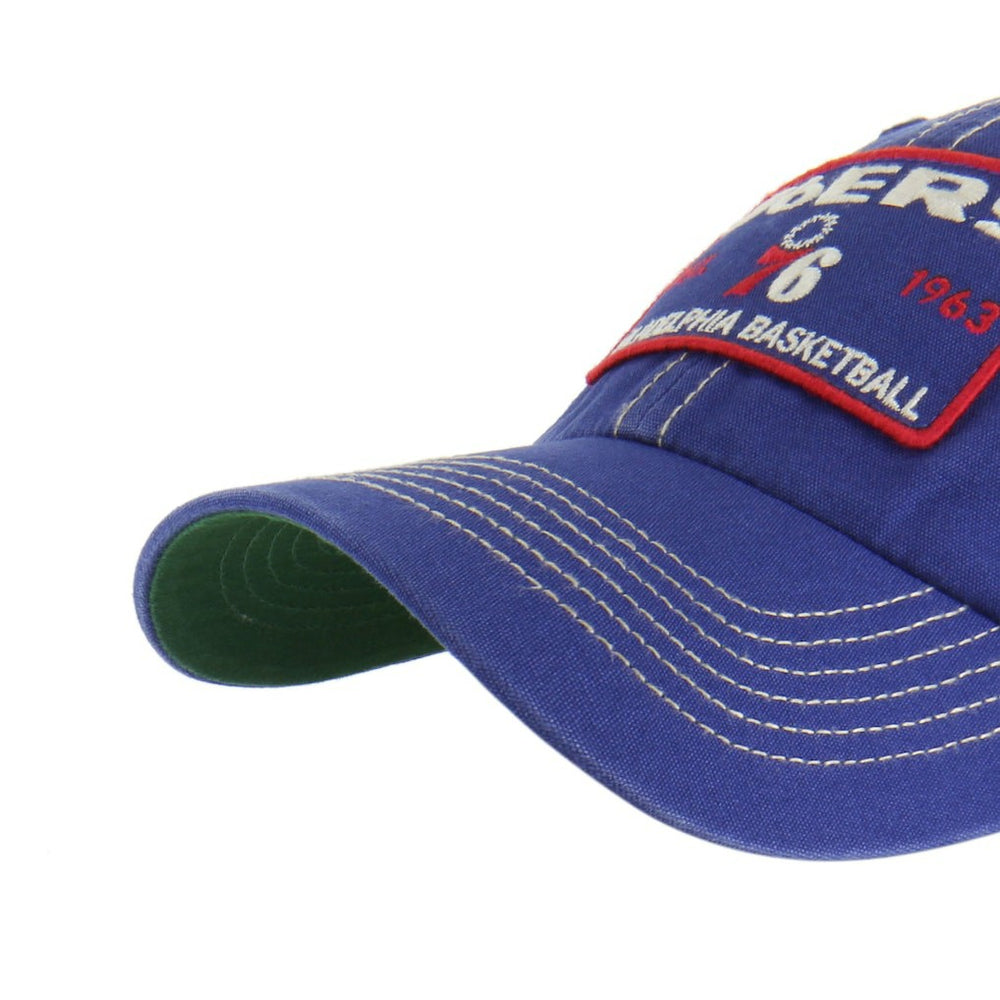 47 brand - Philadelphia 76ers '47 Wabash Patch Clean Up Adjustable Hat - Royal/Tan