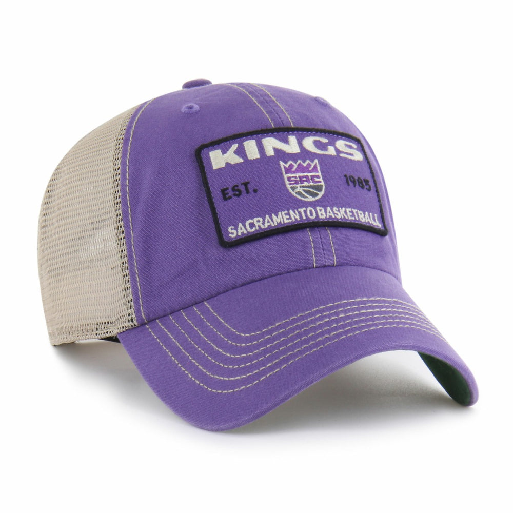 47 brand - Sacramento Kings '47 Wabash Patch Clean Up Adjustable Hat - Purple/Tan