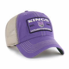 47 brand - Sacramento Kings '47 Wabash Patch Clean Up Adjustable Hat - Purple/Tan