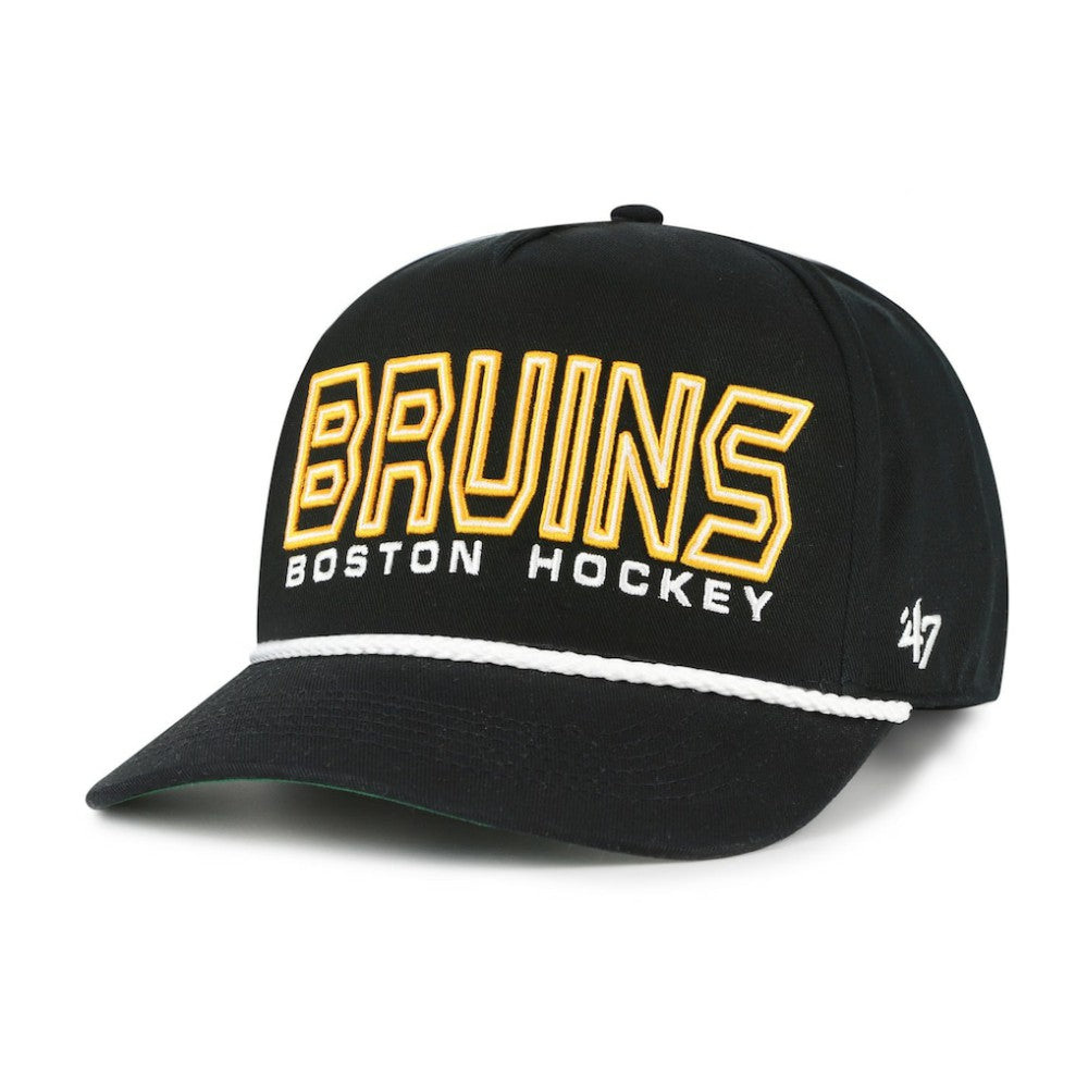 Boston Bruins '47 Byline Hitch Adjustable Hat Black