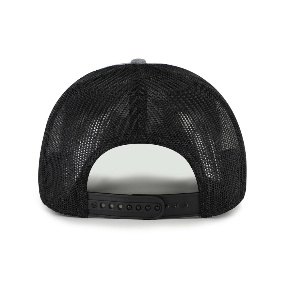 Boston Bruins '47 Carbon Rope Trucker Adjustable Hat Gray