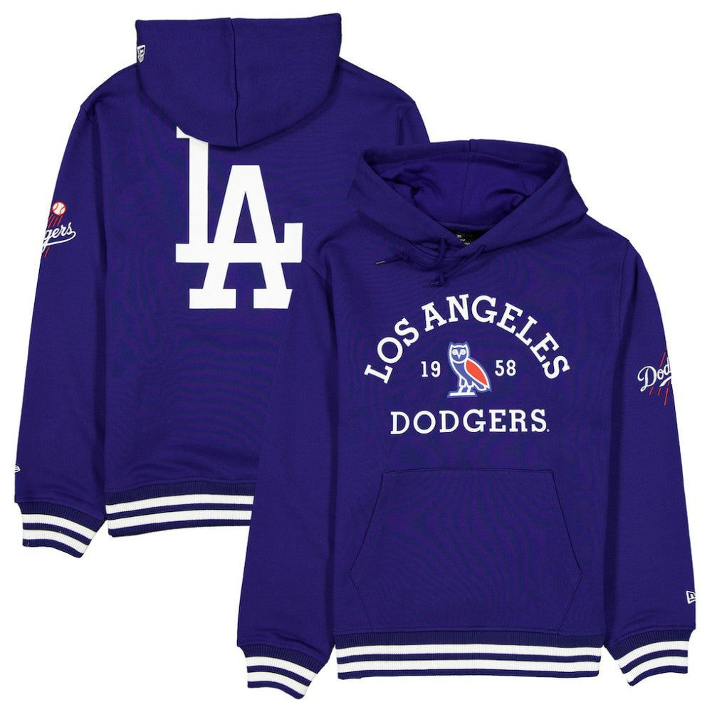 Los Angeles Dodgers OVO x New Era Heavyweight Fleece Hoodie Lifestyle