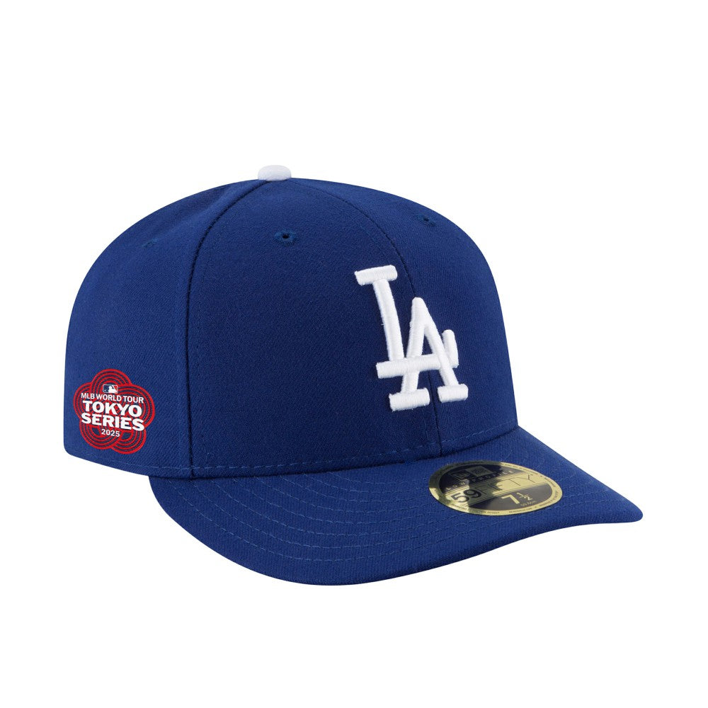 Los Angeles Dodgers New Era 2025 MLB World Tour: Tokyo Series Side Patch Low Profile 59FIFTY Fitted Hat Clearance