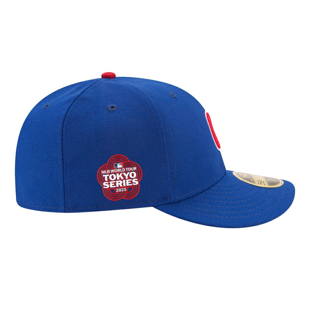 Chicago Cubs New Era 2025 MLB World Tour: Tokyo Series Side Patch Low Profile 59FIFTY Fitted Hat for sale