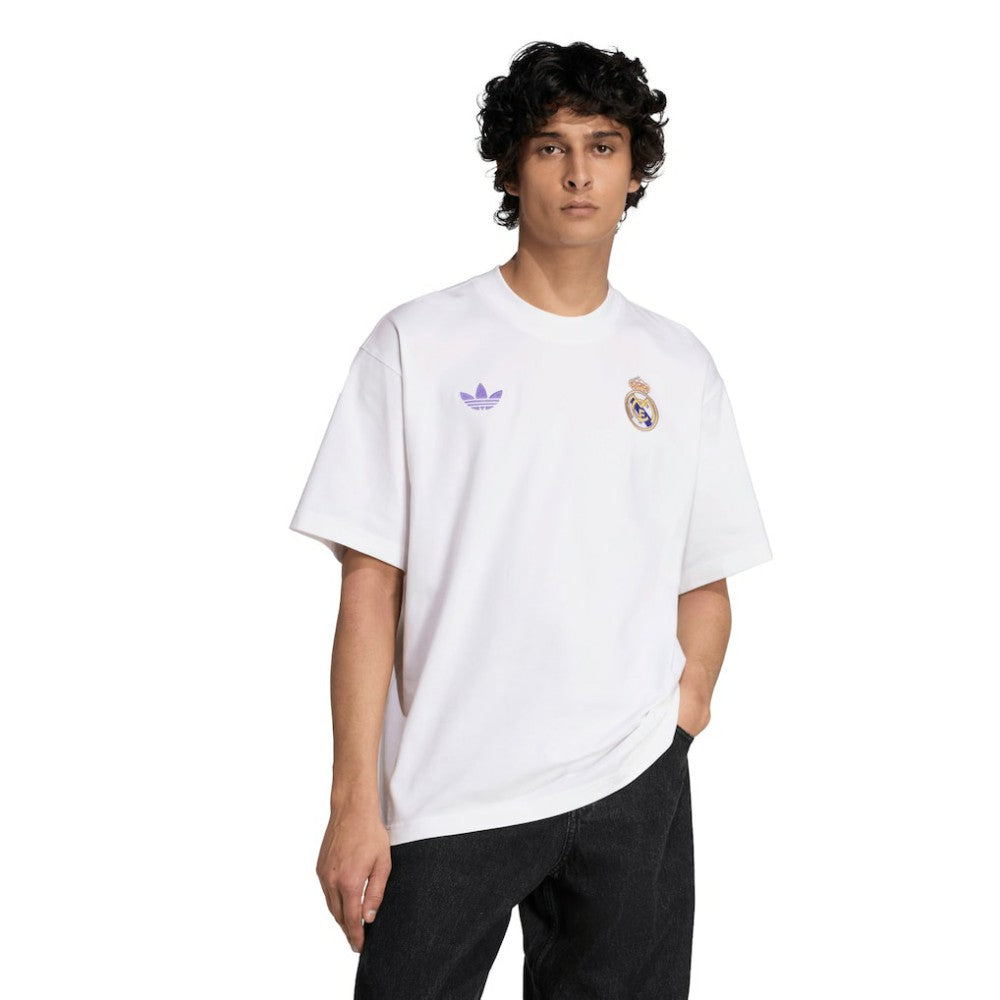 Adidas Real Madrid Lifestyler T-Shirts - White