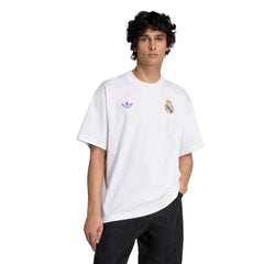Adidas Real Madrid Lifestyler T-Shirts - White