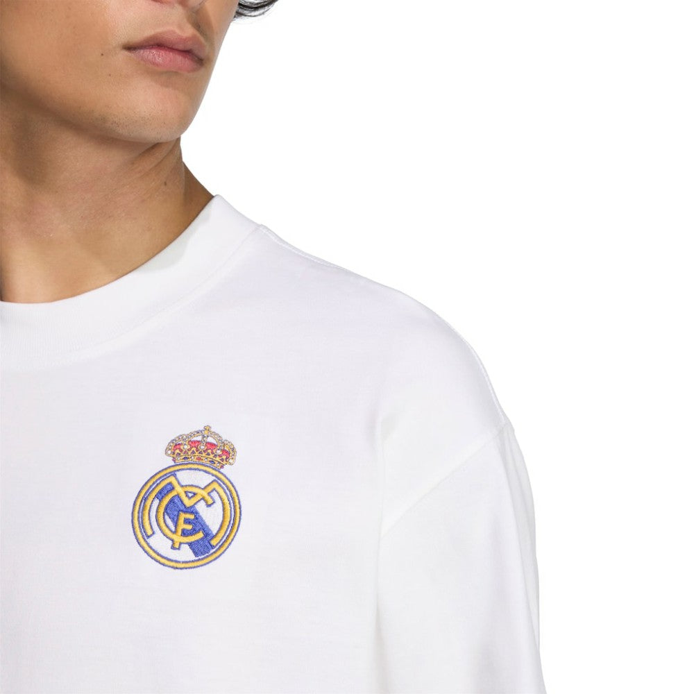 Adidas Real Madrid Lifestyler T-Shirts - White