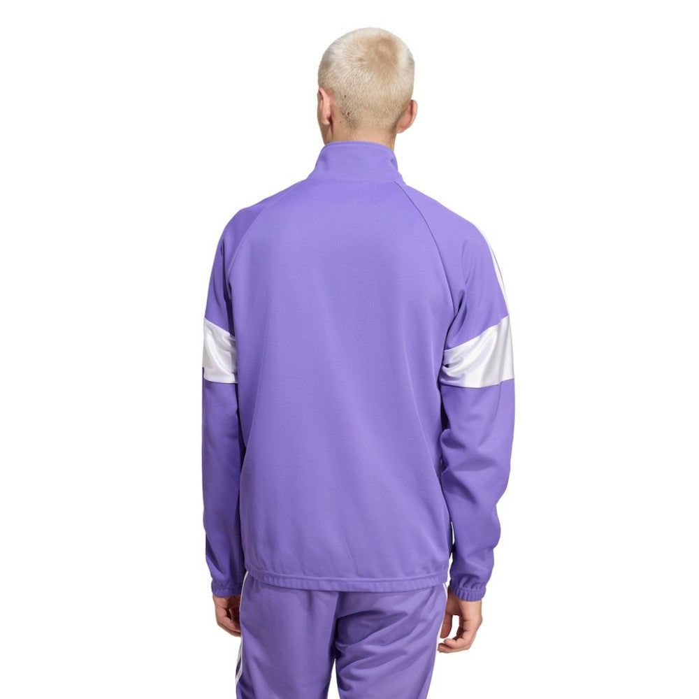 Adidas Real Madrid Lifestyler Full-Zip Track Jacket - Purple