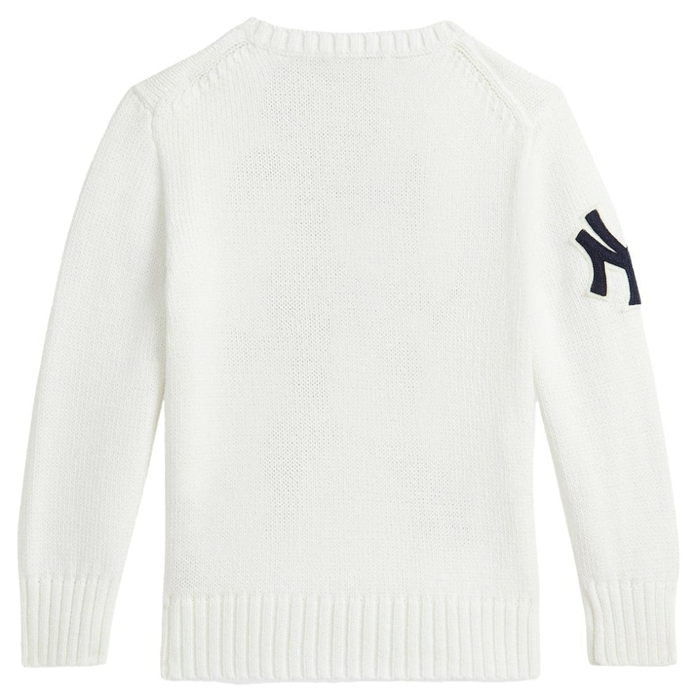 Yankees Polo Ralph Lauren Preschool  Bear Pullover Sweater Sale