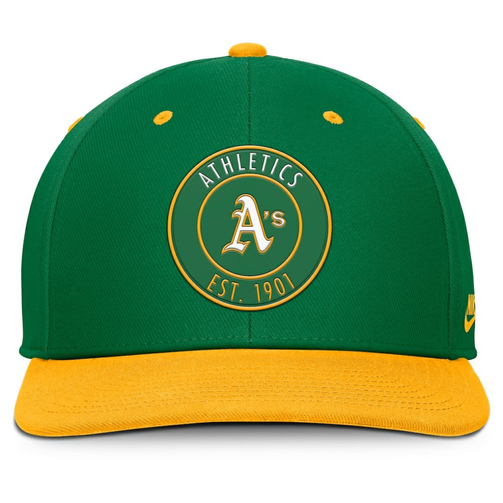 Athletics Nike Cooperstown Collection Pro Dri-FIT Snapback Hat On Sale