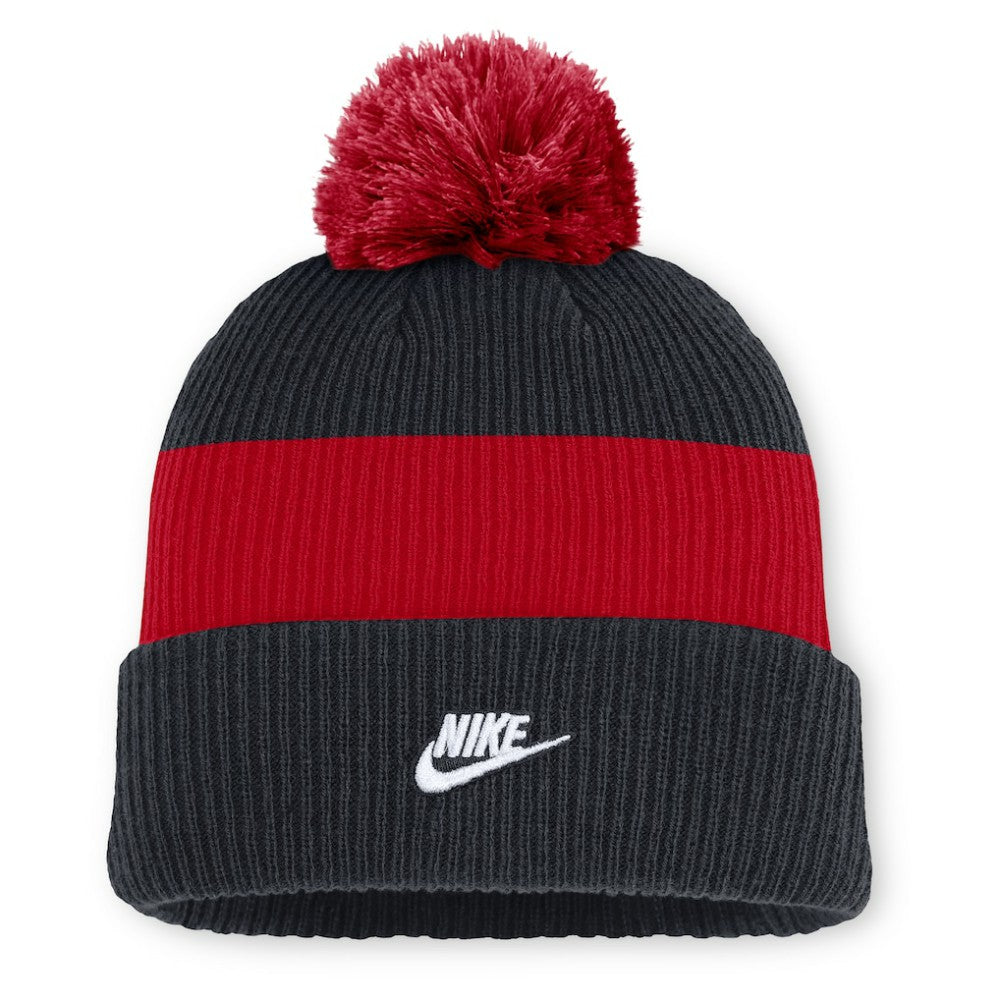 Boston Red Sox Nike Cooperstown Collection Peak Standard Cuffed Knit Hat with Pom Lifestyle