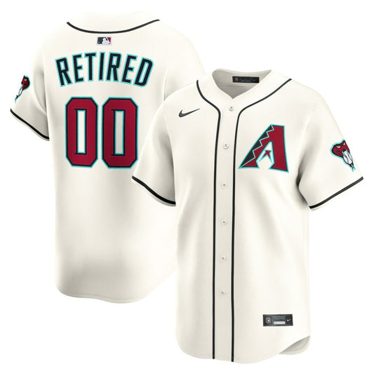 Arizona Diamondbacks Nike Home Limited Pick-A-Player Retired Roster Jersey - Cream | MLB Jerseys