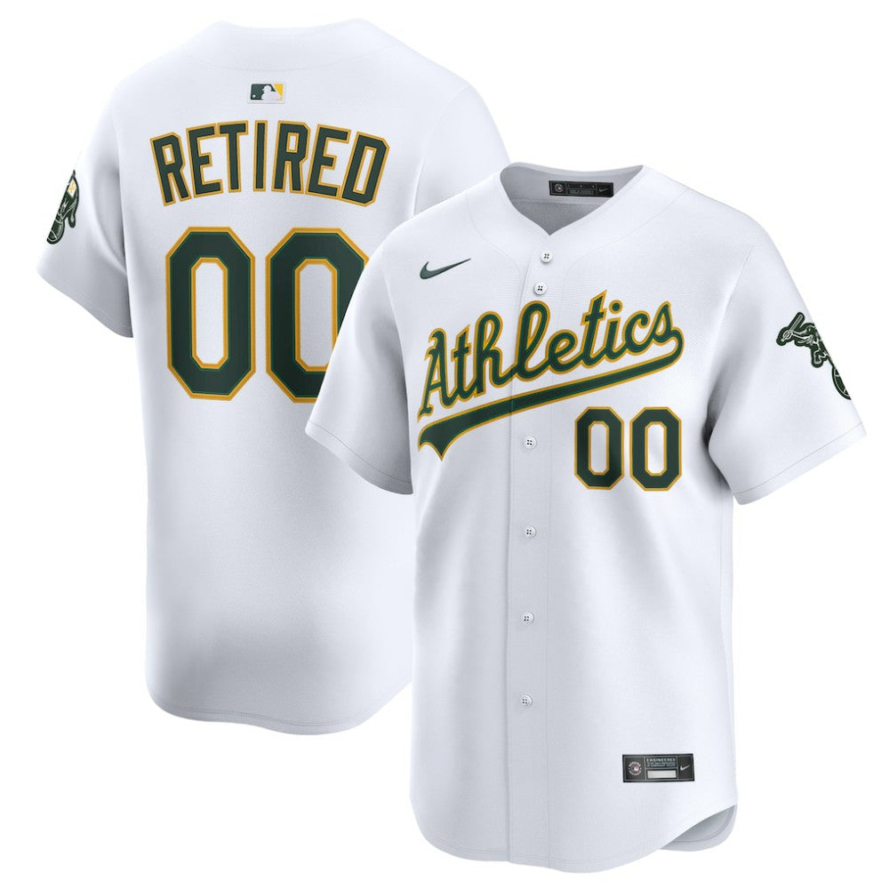 Athletics Nike Home Limited Pick-A-Player Retired Roster Jersey - White | MLB Jerseys
