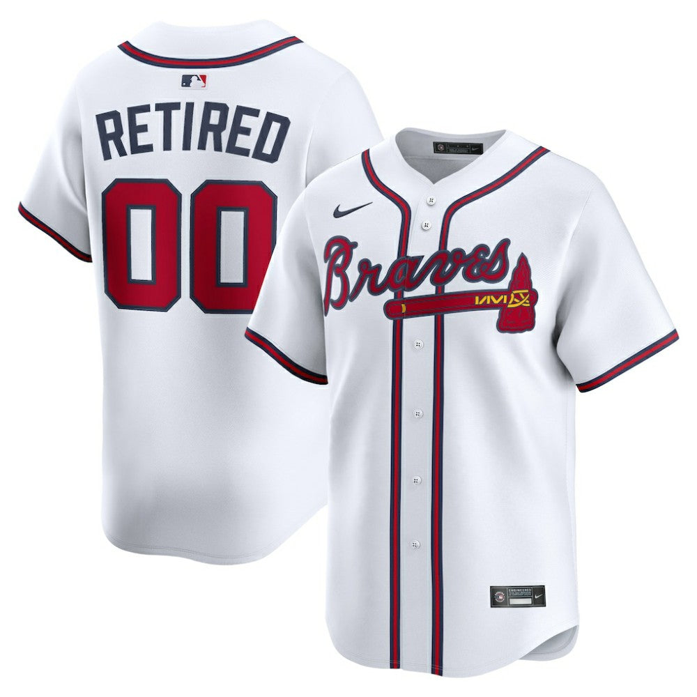 Atlanta Braves Nike Home Limited Pick-A-Player Retired Roster Jersey Clearance
