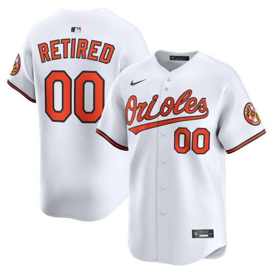 Baltimore Orioles Nike Home Limited Pick-A-Player Retired Roster Jersey - White | MLB Jerseys