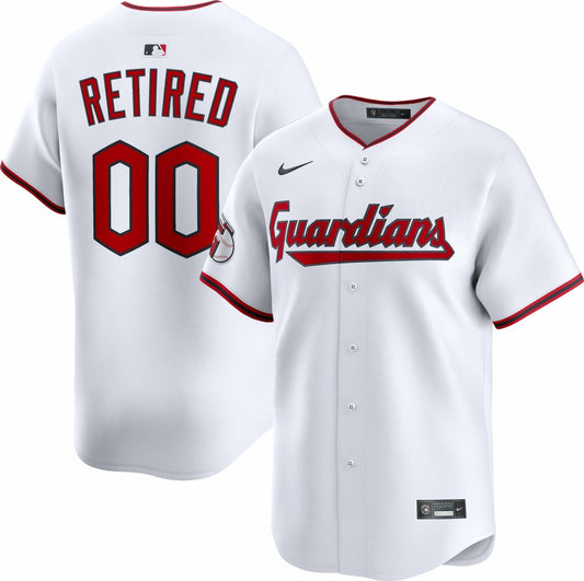 Cleveland Guardians Nike Home Limited Pick-A-Player Retired Roster Jersey - White | MLB Jerseys