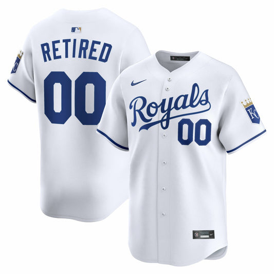 Kansas City Royals Nike Home Limited Pick-A-Player Retired Roster Jersey - White | MLB Jerseys
