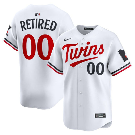 Minnesota Twins Nike Home Limited Pick-A-Player Retired Roster Jersey - White | MLB Jerseys