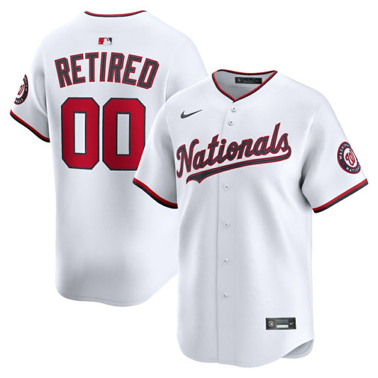 Washington Nationals Nike Home Limited Pick-A-Player Retired Roster Jersey - White | MLB Jerseys