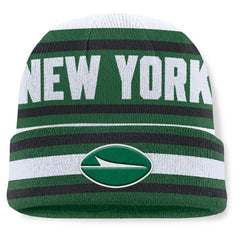 New York Jets Center Cuffed Knit Hat Green - Fanatics