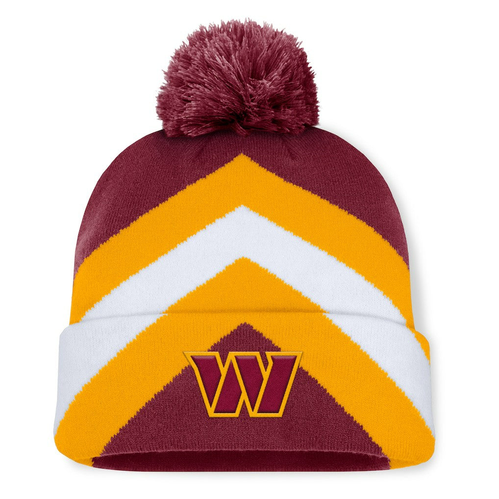 Washington Commanders Women's Cornerback Cuffed Knit Hat with Pom Burgundy - Fanatics