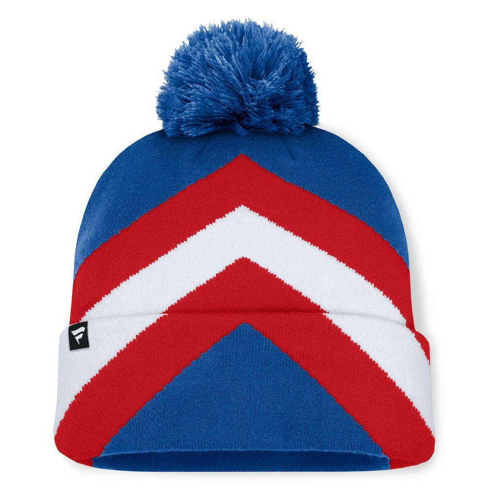 New York Giants Women's Cornerback Cuffed Knit Hat with Pom Royal - Fanatics