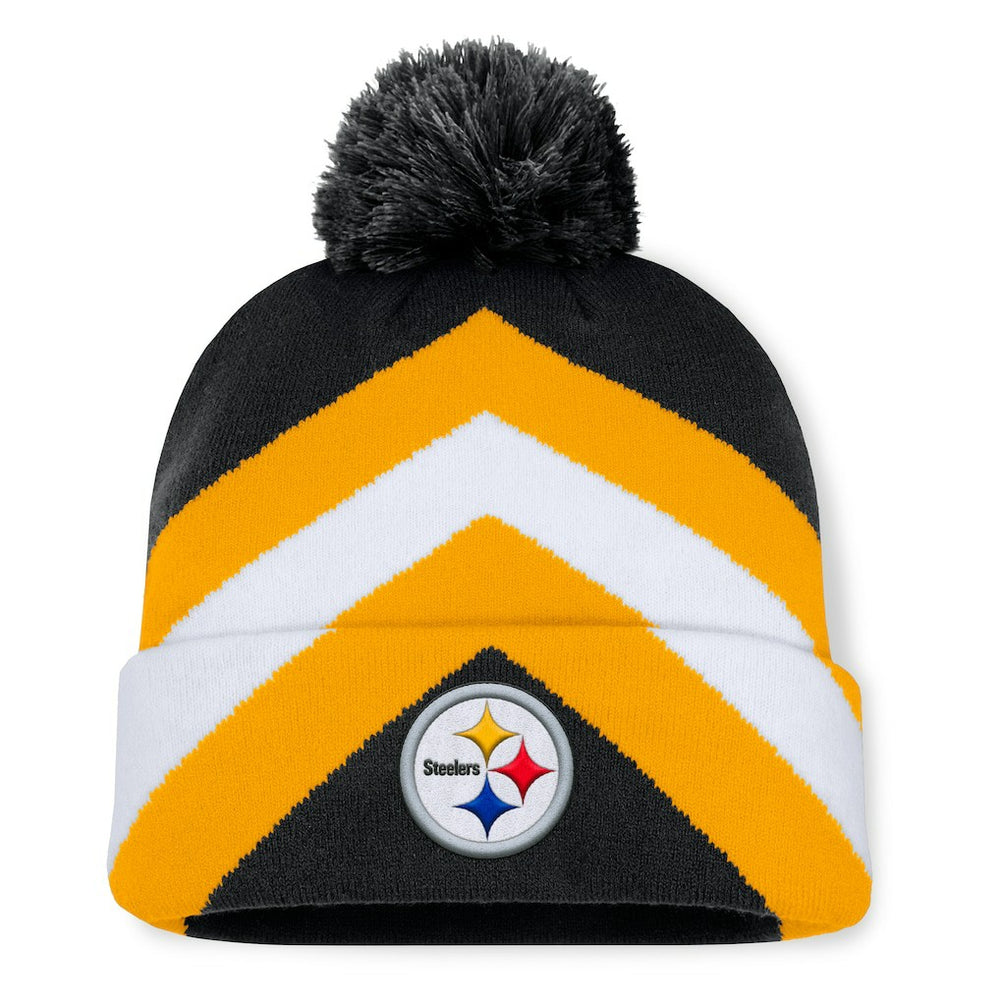 Pittsburgh Steelers Women's Cornerback Cuffed Knit Hat with Pom Black - Fanatics