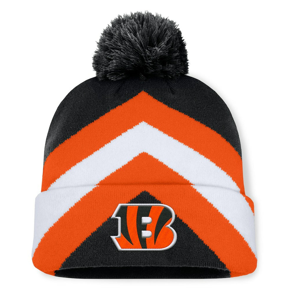 Cincinnati Bengals Women's Cornerback Cuffed Knit Hat with Pom Black - Fanatics