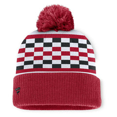 San Francisco 49ers Women's End Zone Cuffed Knit Hat with Pom Scarlet - Fanatics