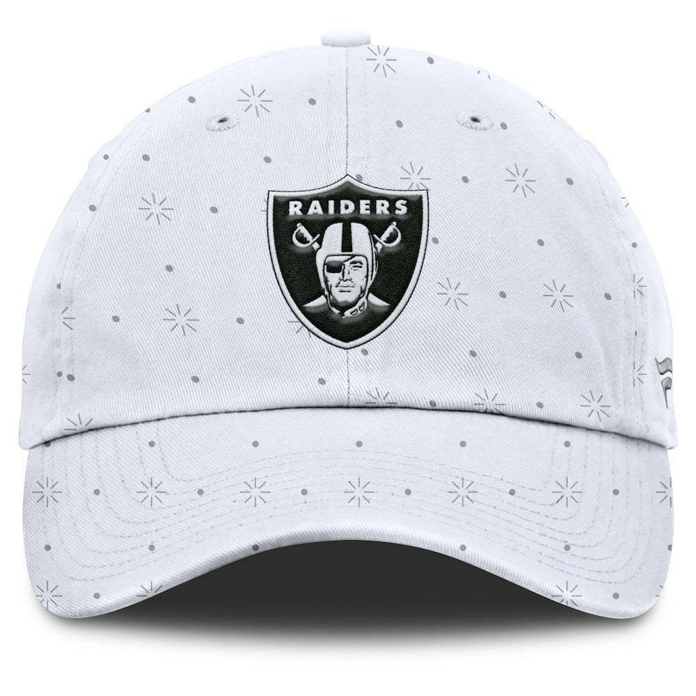 Las Vegas Raiders Women's Neutral Zone Adjustable Hat White - Fanatics