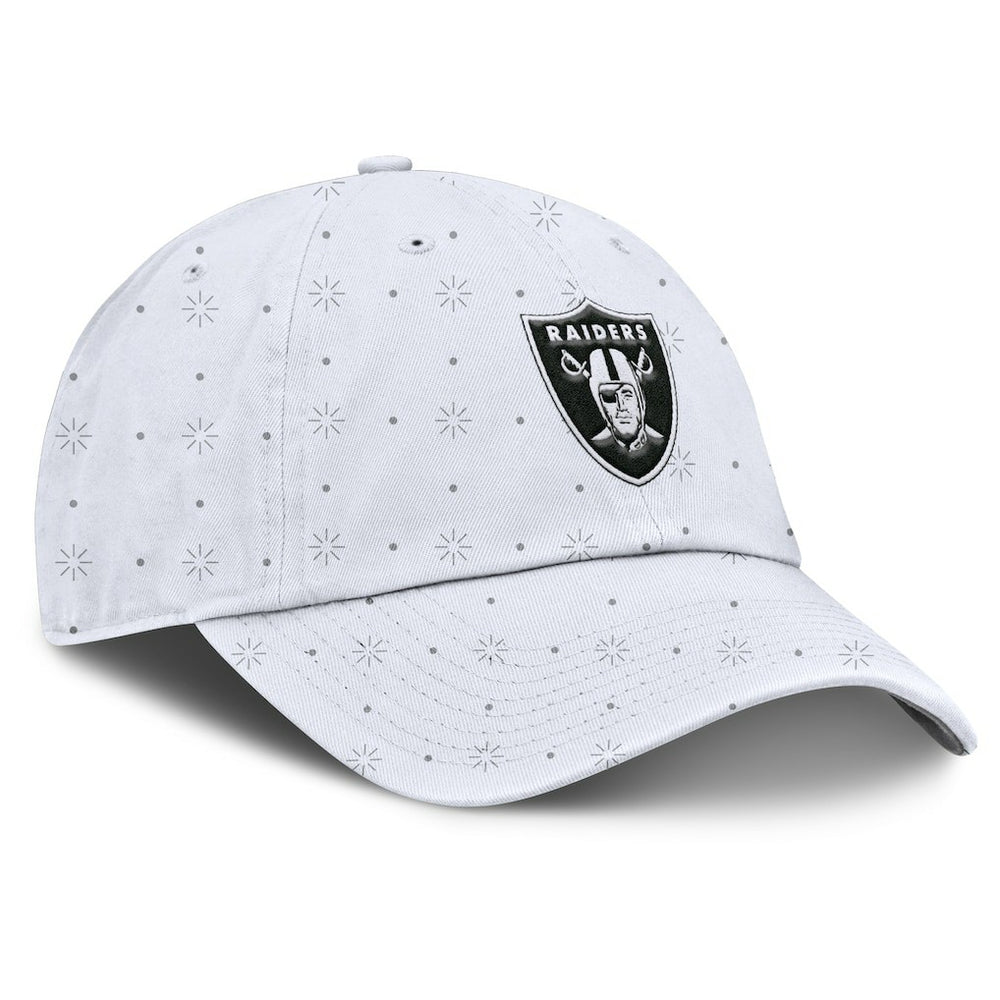 Las Vegas Raiders Women's Neutral Zone Adjustable Hat White - Fanatics