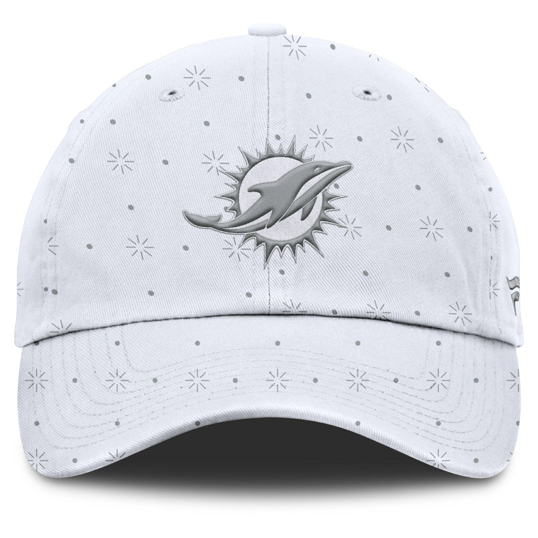 Miami Dolphins Women's Neutral Zone Adjustable Hat White - Fanatics